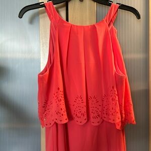 Jessica Simpson ruffle trim dress